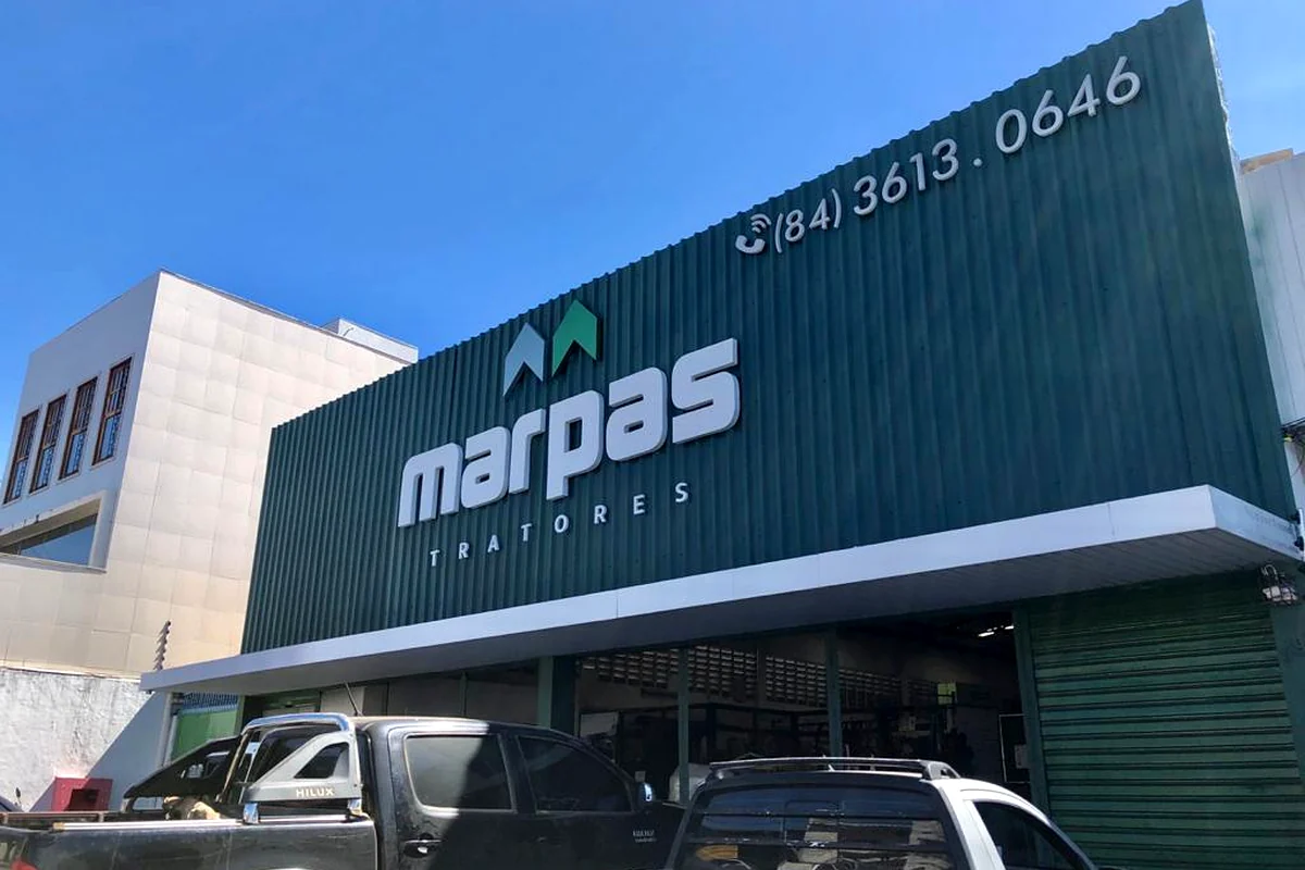 Fachada da Marpas Tratores em Natal